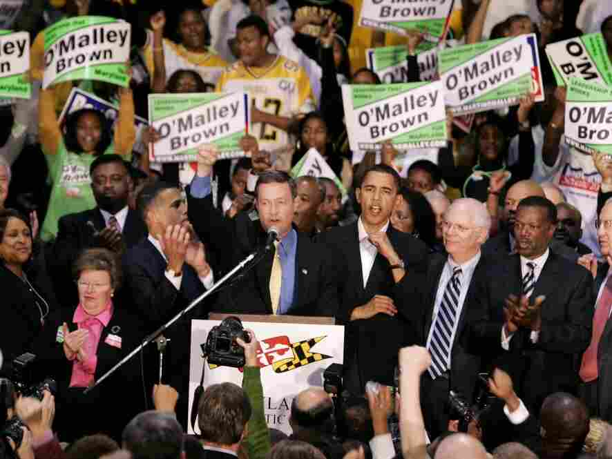 Obama OMalley rally Obama OMalley rally